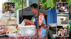 “ป้าไพรงาม” ขายไก่ย่างเลี้ยงแม่และหลาน รายได้ชักหน้าไม่ถึงหลัง ห่วงอนาคตไม่มีบ้านอยู่ เพราะติดจำนอง ไม่มีเงินไถ่ถอน! 